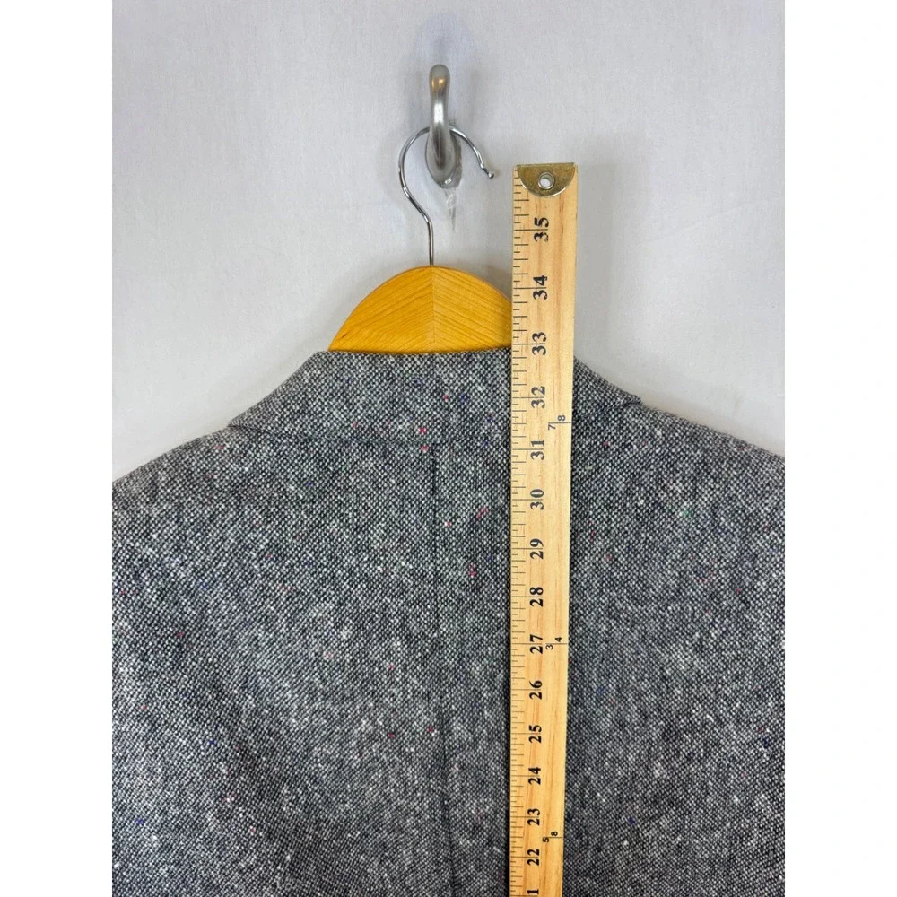 Magee Donegal Tweed Blazer Mens 48 Reg Grey Wool Sports Coat Moores Ireland